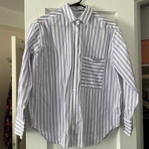 AYR The Deep End Shirt in Grape Soda Stripes